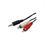Cables To Go 6FT VELOCITY™ 3.5MM STEREO MALE TO DUAL RCA MALE Y-CABLE